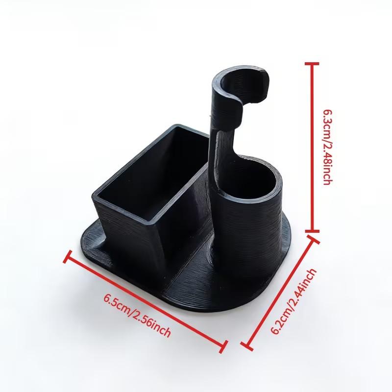 Bathroom Sink Shaving Razor Stand, Manual Beard Trimmer Storage Holder, Bathroom Organizer, Durable Plastic, Ideal Gift for Men and Home