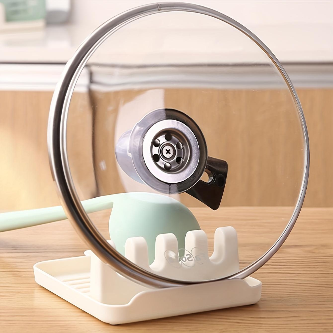 Creative Kitchen Utensil Holder, Home Soup Spoon Mat, Chopstick Pot Lid Storage Rack, Countertop Spatula Spoon Organizer, Kitchenware