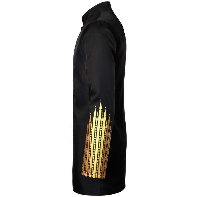 ZEROYAA Men's Traditional Suit Long Sleeve Button up African Dashiki Shirt and Pants Ethnic 2 Piece Outfit Clothes Cotton sets for men clothing men's 2 piece set Cardigan Breathable