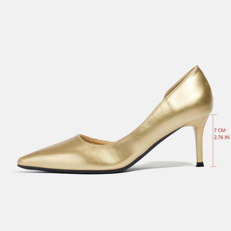 Comfortable, simple and elegant temperament women's singles shoes side empty slim heels women's high heels women's shoes