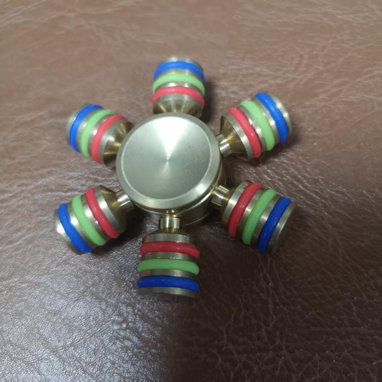 Metal Hand Spinner 6 Arm Decompression Toy Fidgets For Adults Kids EDC Gadgets Anxiety Stress Relief Tool Stress Relief Antiestres Juguete Ansiedad
