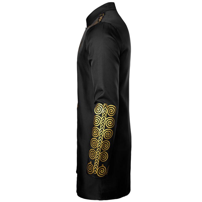 ZEROYAA Men's Africa Suit Long Sleeve Button Down Bronzing Print Shirt and Pants Outfit Traditional 2 Piece Set Clothes Graphic sets for men clothing men's 2 piece set Stylish Breathable ZEROYAA Men's Africa Suit Long Sleeve Button Down Bronzing Print Shirt and Pants Outfit Traditional 2 Piece Set Clothes Graphic sets for men clothing men's 2 piece set Stylish Breathable