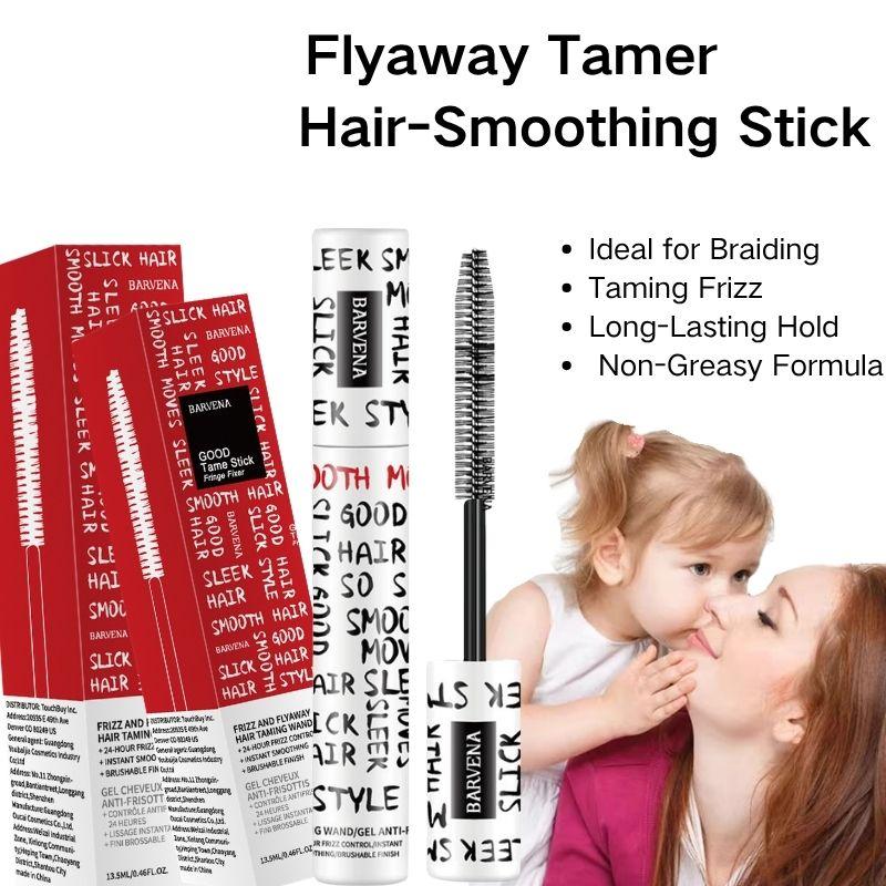 Flyaway Tamer Stick — Frizz & Flyaway Hair Taming Wand Styling Wax for Women, Children, and Adults — Controls Frizz,Hair Finishing Stick, Tames Stray Hairs, and Sets Bangs — Specialized Hair Styling Stick 0.46FL.Oz