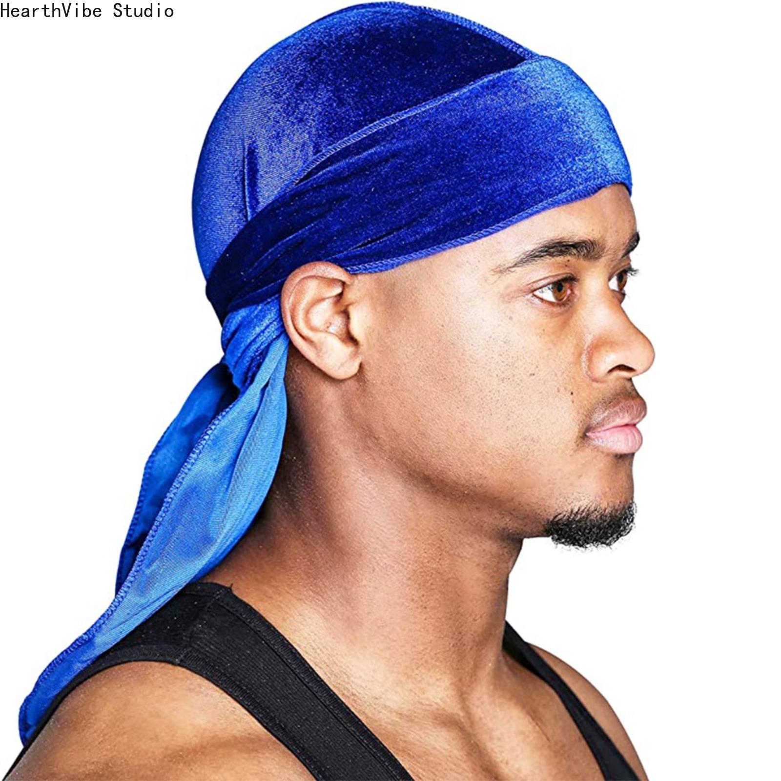 Premium Velvet Durag with Silk Satin Lining, Oversized 360 Wave Cap, 40-in Extra Long Tails, Adjustable Headwear, Hip Hop Wave Locking Unisex Streetwear Accessory for Men, Compression Headwear Premium Velvet Durag with Silk Satin Lining, Oversized 360 Wave Cap, 40-in Extra Long Tails, Adjustable Headwear, Hip Hop Wave Locking Unisex Streetwear Accessory for Men, Compression Headwear