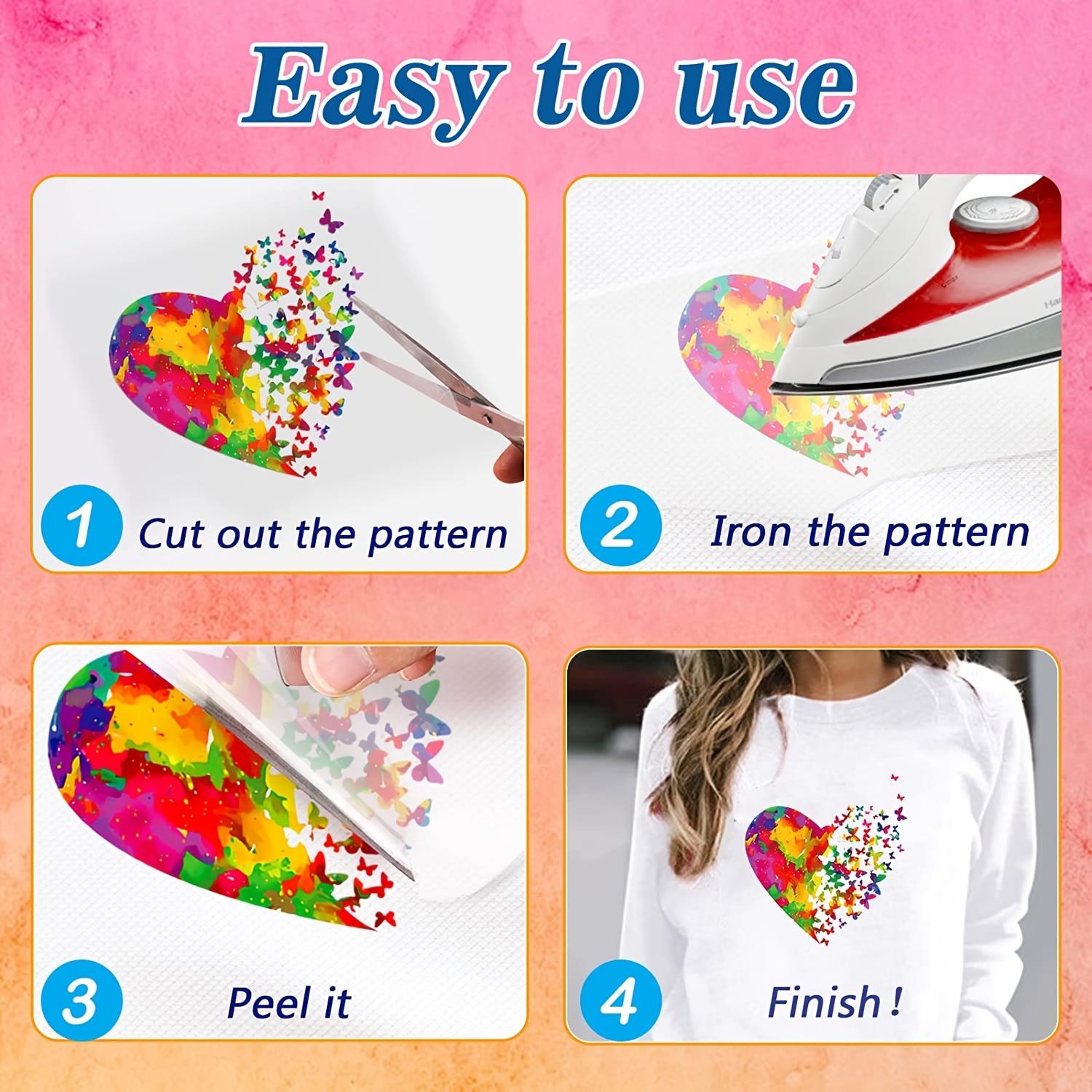 9 Pieces Football Theme DIY Heat Transfer Stickers Hot Iron On Washable Patches for T - Shirt Jeans Backpack Hat Pillow Casual Style Easy Ironing Decor