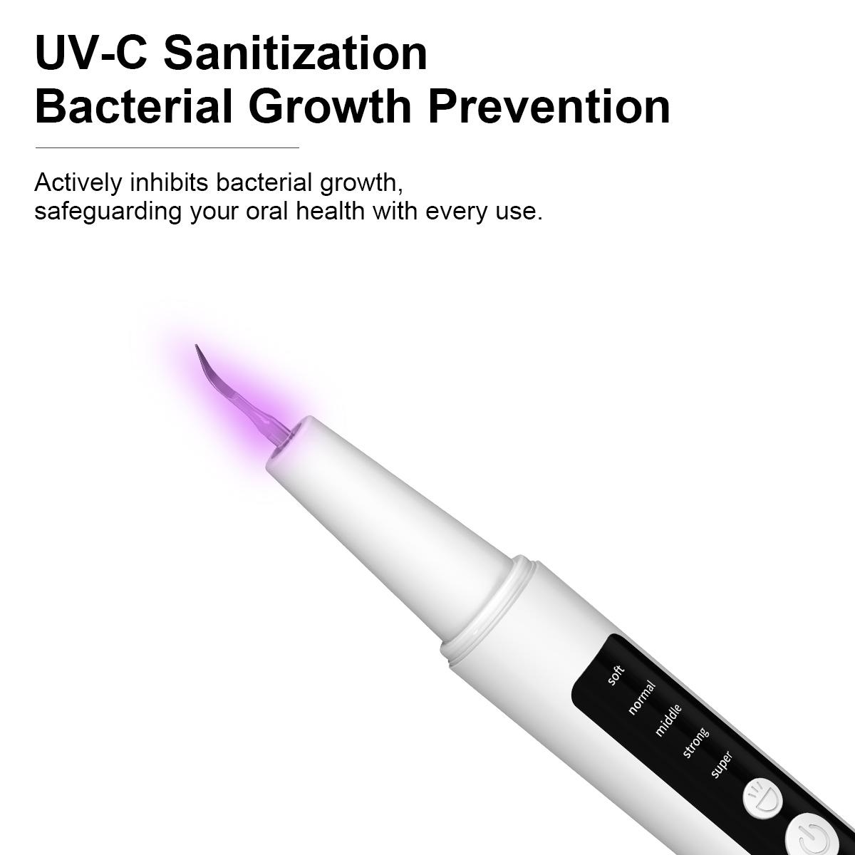 Oral Plaque/Tartar Remover for Teeth, Electric Tooth Cleaner Tartar Remover for Teeth with LED Light,5 Modes Rechargeable Teeth Cleaning Kit with Dental Tools, 3 Replaceable Heads for Adult Pet Safe Use Removable Adjustable