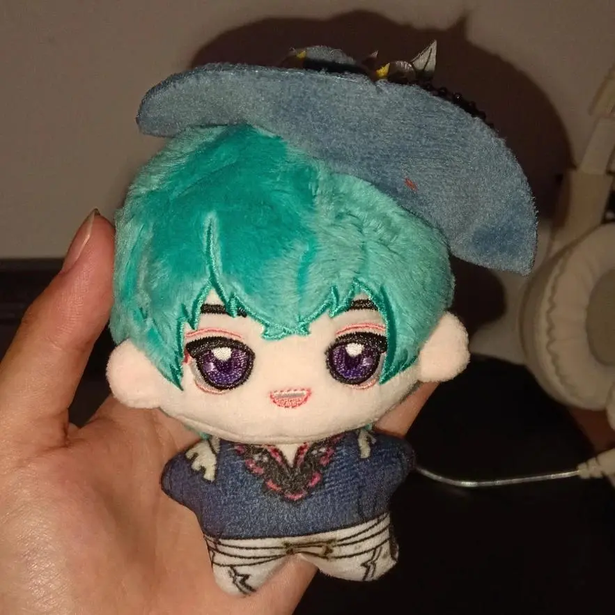 10cm Stuffed Wuthering Waves Brant Plushie Toys Brant Cosplay Plush Dolls Backpack Decorative Pendant Keychain Gifts