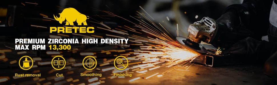 Cut Off Wheels 4-1/2", PRETEC 50+5 Pack Metal Cutting Wheel,Thin 4.5” Metal & Stainless Steel Fast Cutting Discs for Angle Grinder - 7/8" Arbor Hole