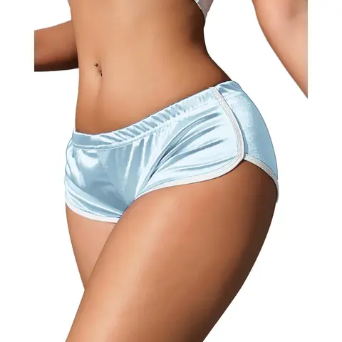 BIGWIG Women's Butt-Lifting High-Cut Athletic Shorts - Slimming Side Piping Activewear with Animal Prints, Buckle Detail, Sleek Look, Ideal for Yoga, Gym (Booty Shorts)