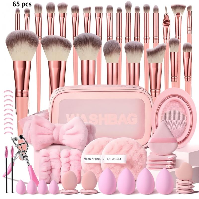 Professional Makeup Brush Set, Multifunctional Cosmetic Tools Kit, Includes Makeup Box, Foundation Brushes, Eyeshadow Brushes, Eye and Face Makeup Brushes