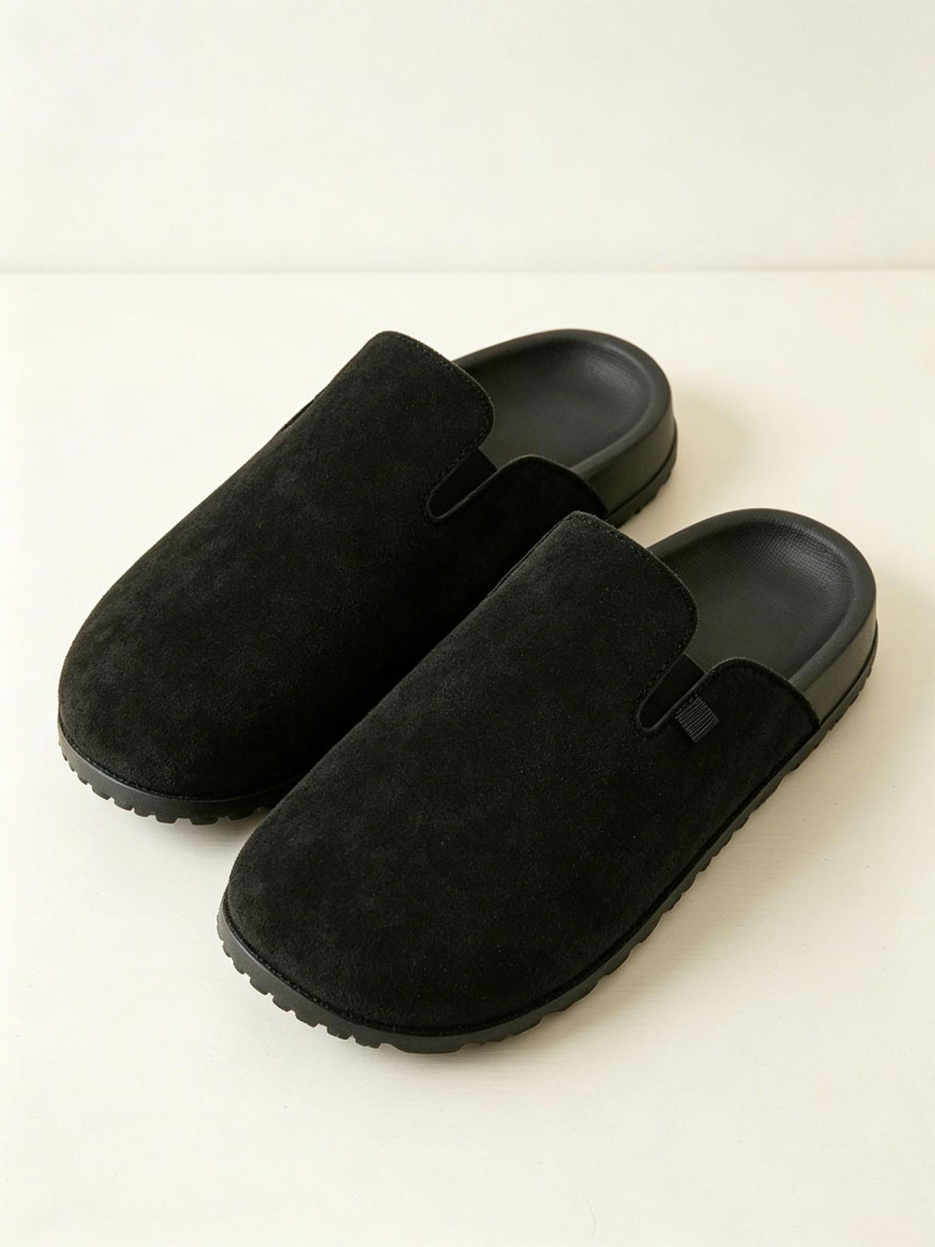 Women's Open Toe Slippers, Summer Slides, Solid Color Eva Flatform, Casual Medium Width, All Seasons, Home & Outdoors, 4 Colors Available