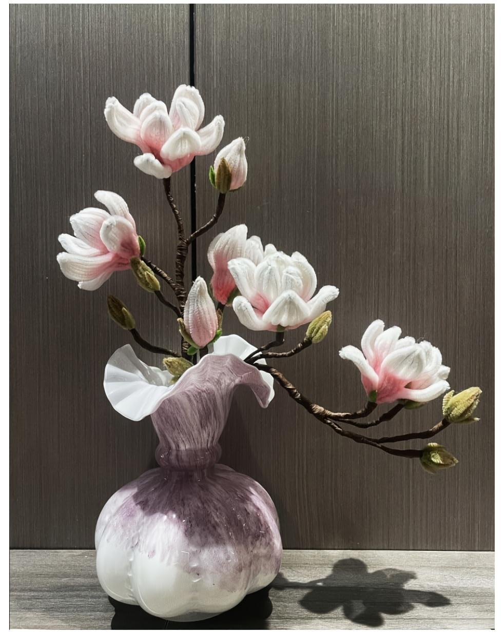 100PCS Felt Stick Handmade Material, Accompanied By Video Tutorials And Flower Buds, Used For DIY Art And Creative Crafts Party Decoration, Art Projects, Handmade Decoration, Decorative Stems, Craft Supplies