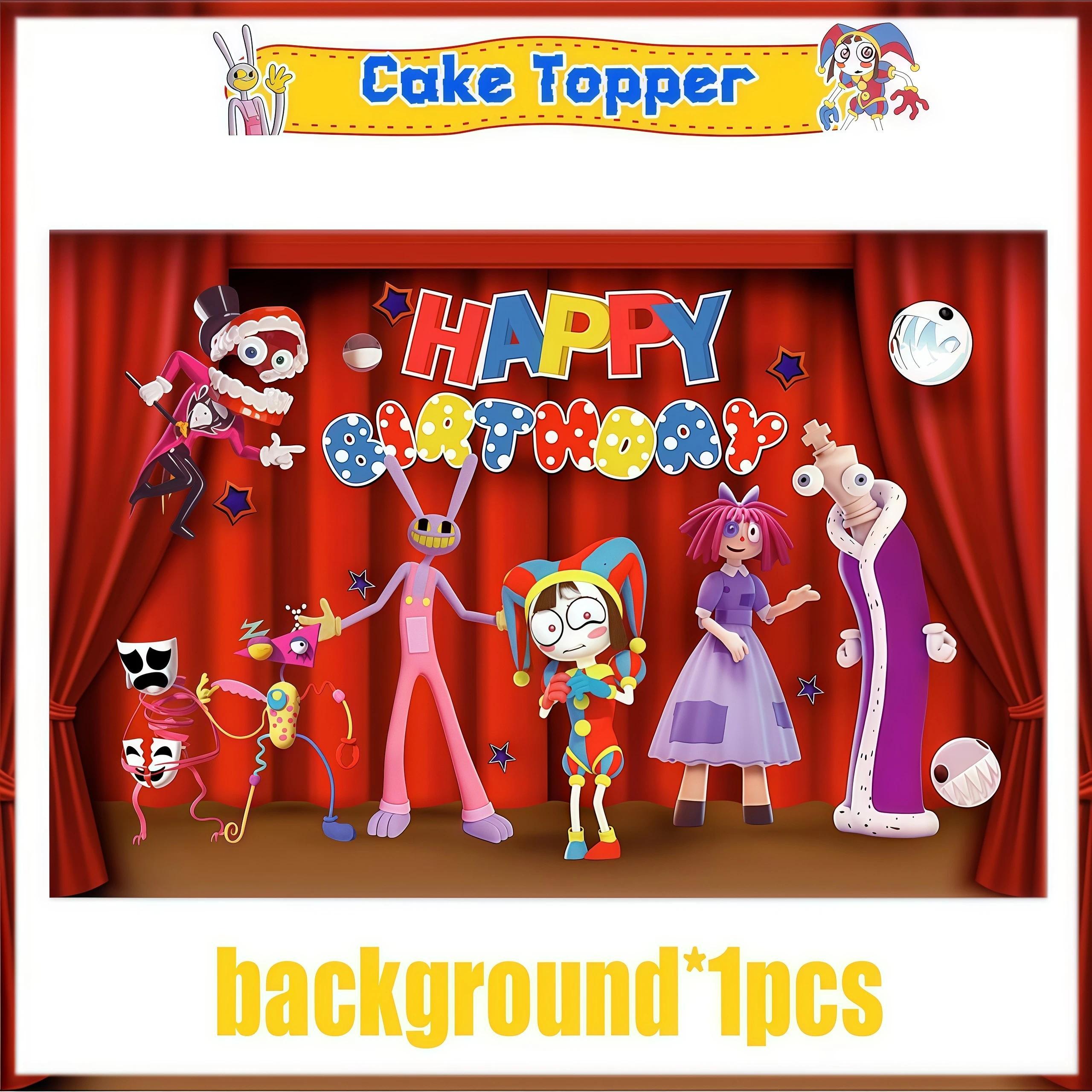 Amazing Tableware Birthday Party Decoration Digitaled Circus Balloon Plate Cup Banner Kids Favor Gift Baby Shower Party Supplies