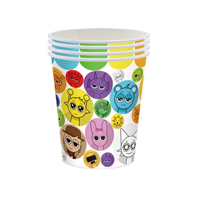 Sprunki Birthday Party Decorations Incredibox Set Game Tableware Tablecloth Plate Cup Balloon Cake Topper for Boys Girl Supplies Sprunki Birthday Party Decorations Incredibox Set Game Tableware Tablecloth Plate Cup Balloon Cake Topper for Boys Girl Supplies