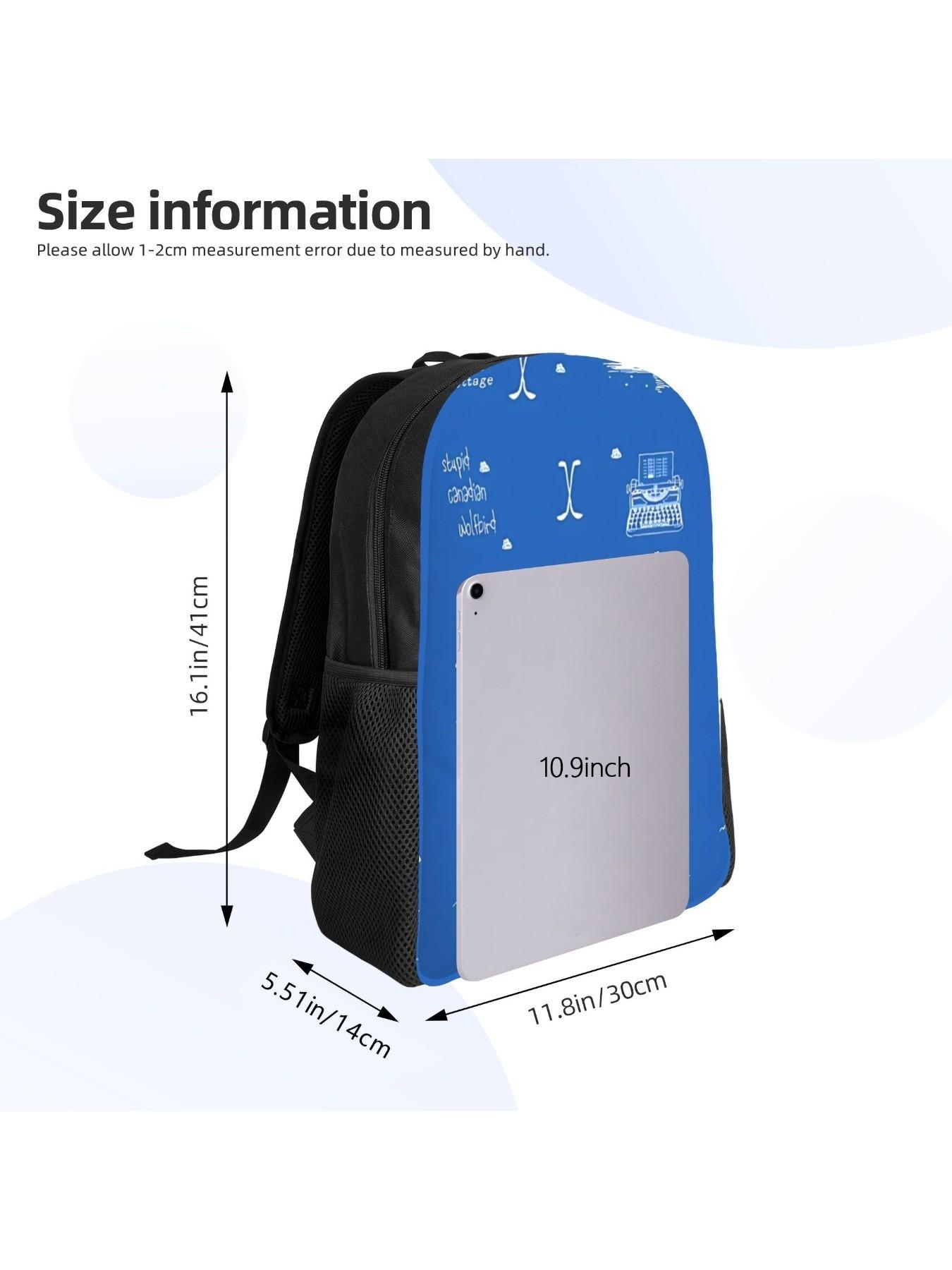 1 piece College Bag Shane Hollander Heated Rivalry Inspired Back to school season Zipper Closure Heated Rivalry College Student Back To School Gift Personalised Handbag Picnic 