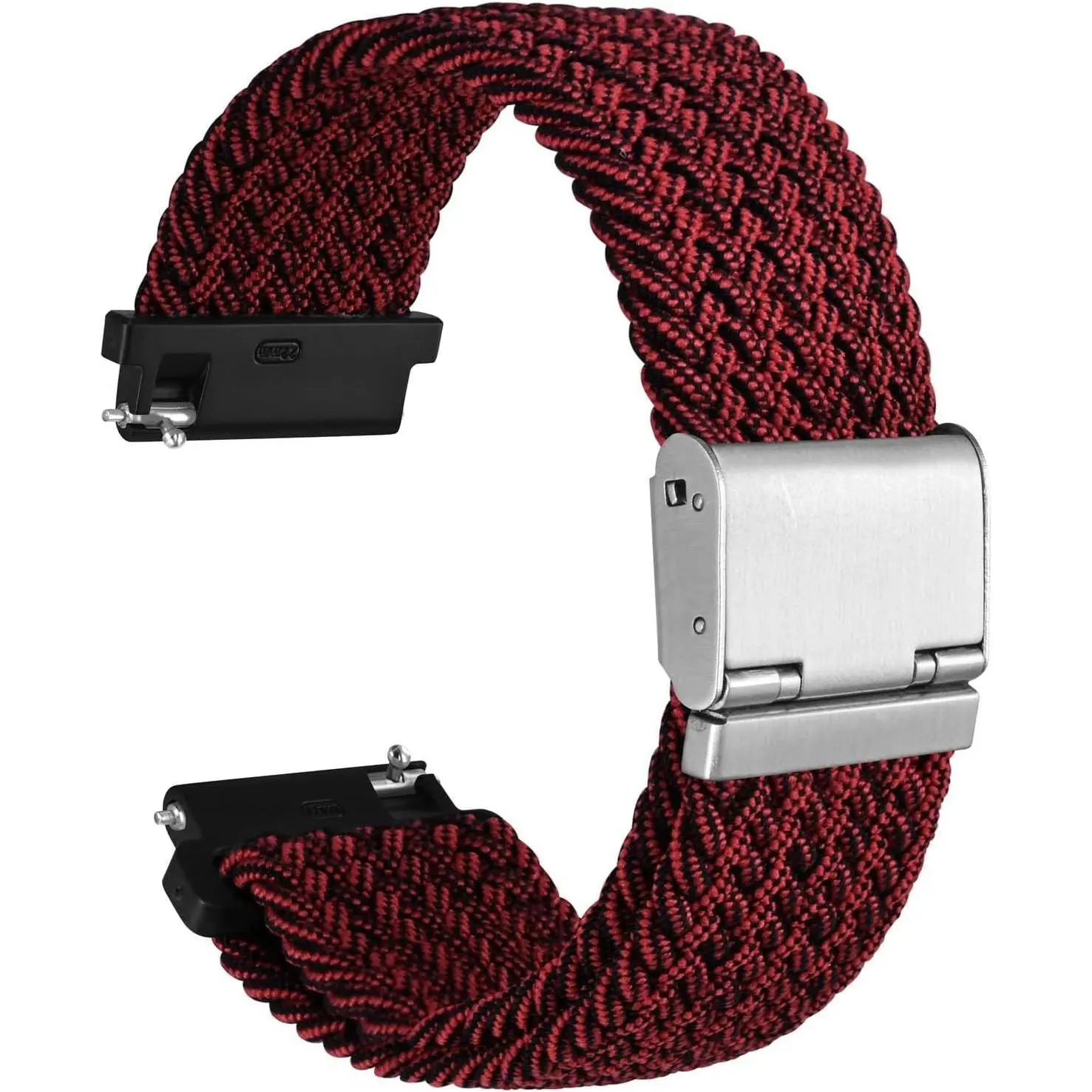 Red Black (Silver Buckle)