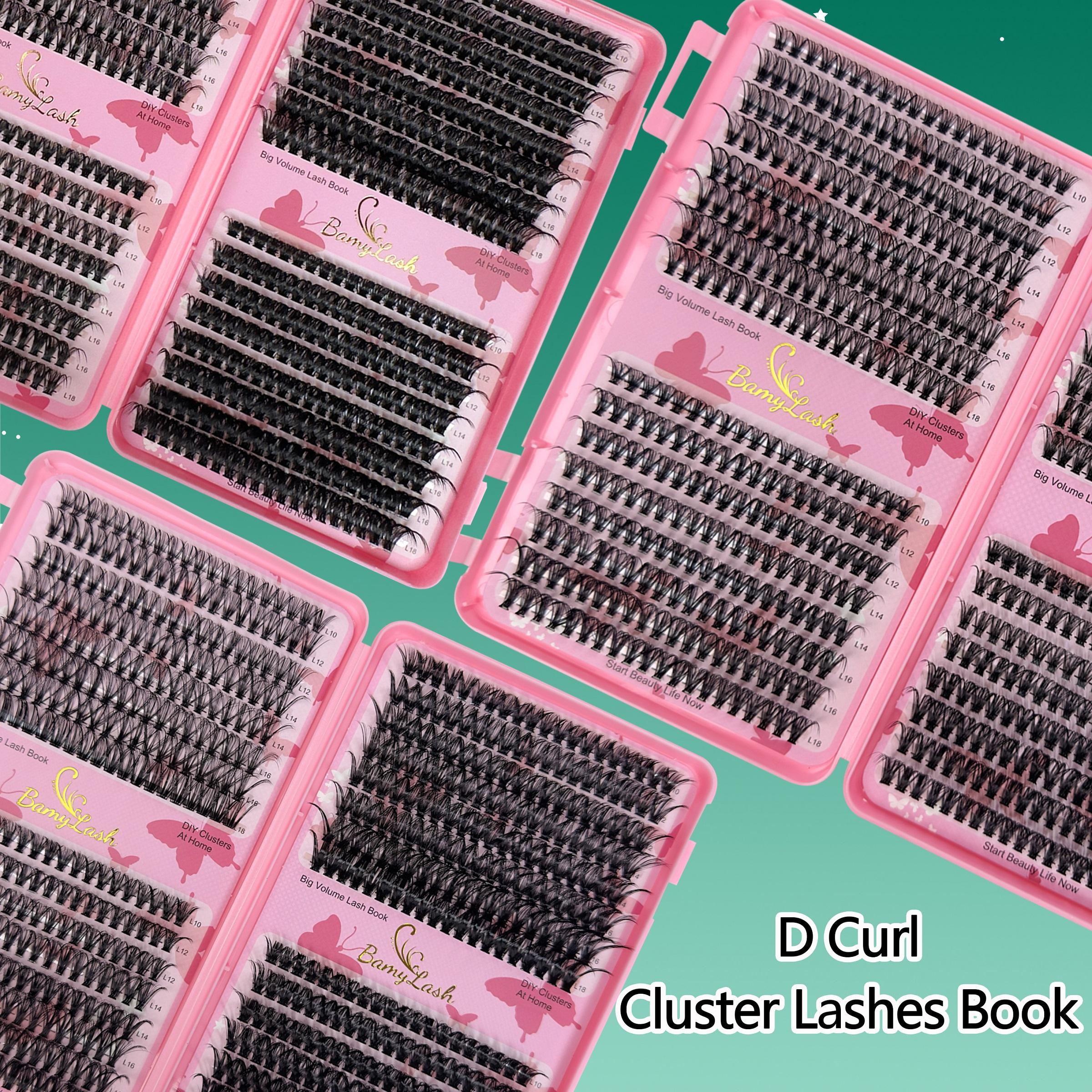 1920-Piece Lash Clusters Kit, 10–18 mm D Curl, 30D/40D/50D/60D, 4 Styles Natural Volume Individual Eyelashes Set with Lash Bond & Seal, Remover & Tweezers, Easy DIY at Home, Ideal for Daily Makeup & Beginners