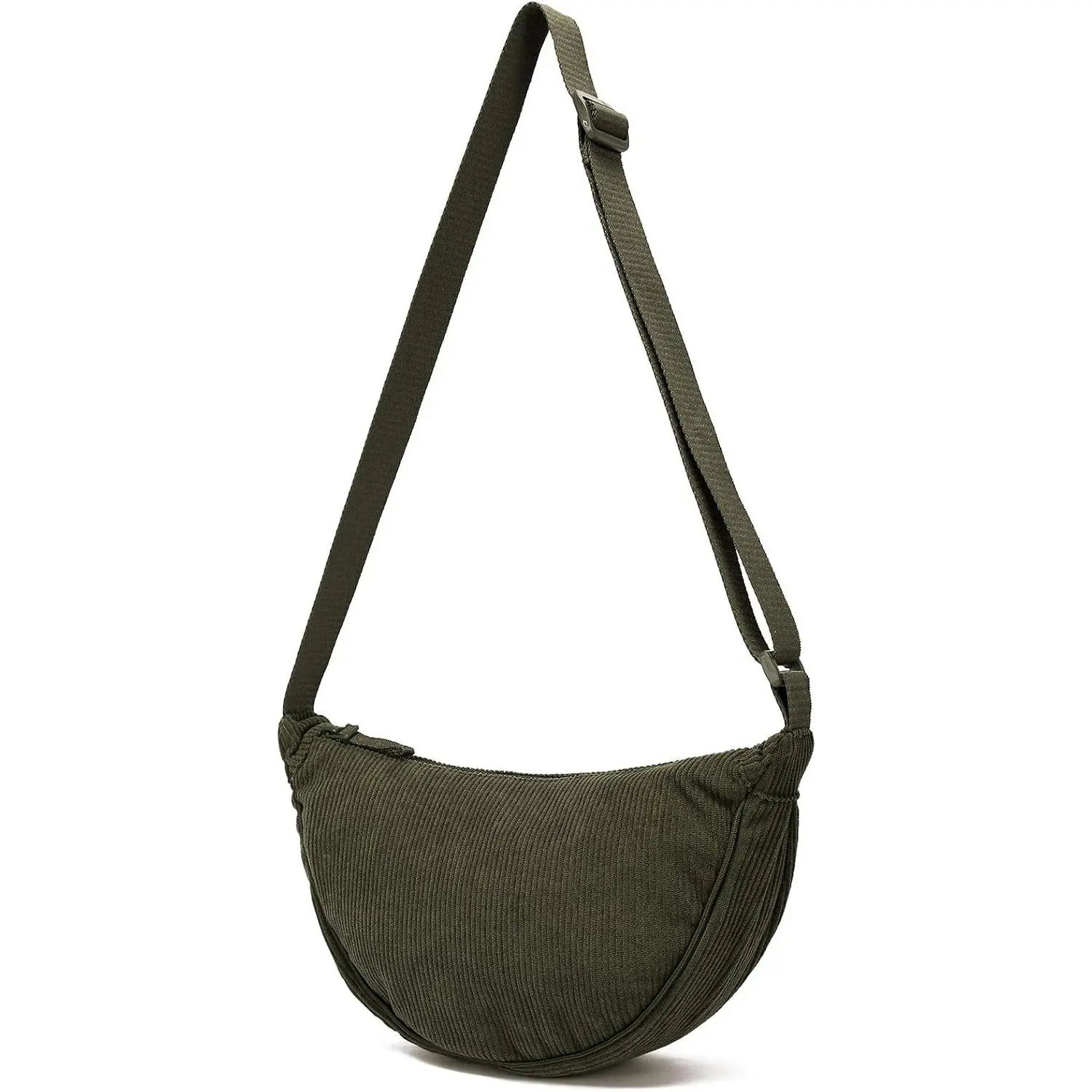 Small Half Moon Sling Crossbody Bag for Women and Men(Gift)