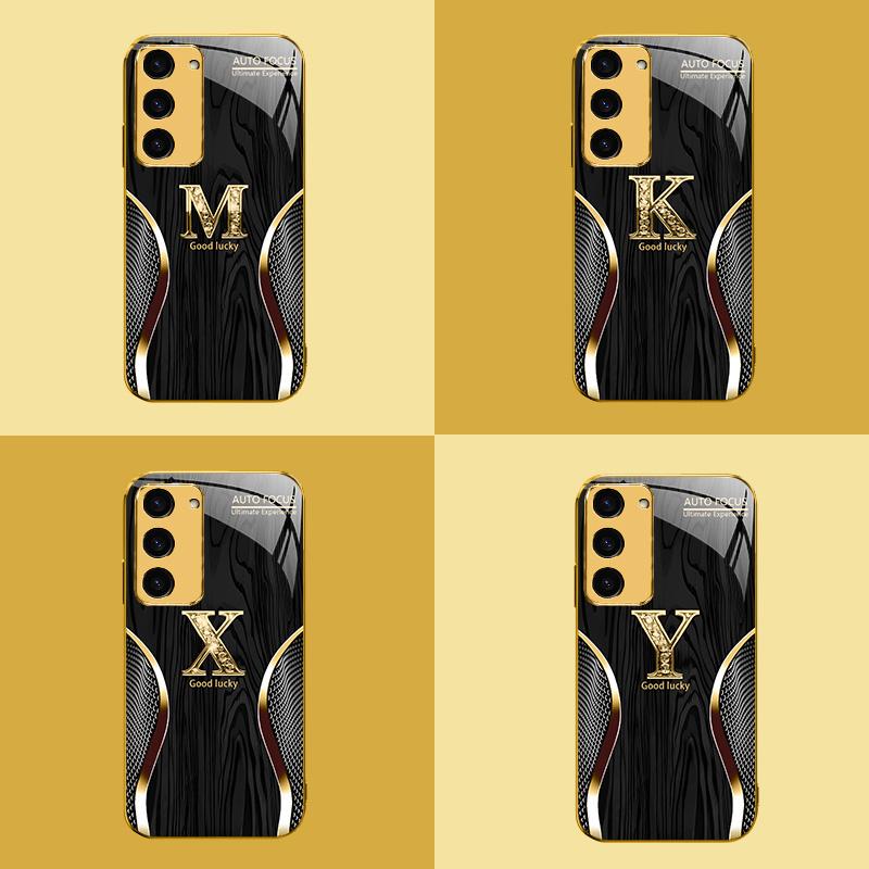 Suitable for [Galaxy S23 5g] high-end  phone case，Sophisticated and Minimalist Design—with all 26 letters available for you to choose from.YM99