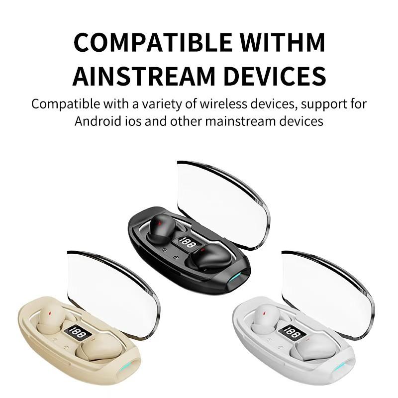 New True Wireless Earbuds with Custom Equalizer, Touch Control, 20-Hour Battery Life, Compatible with iPhone and Android, Compact Design