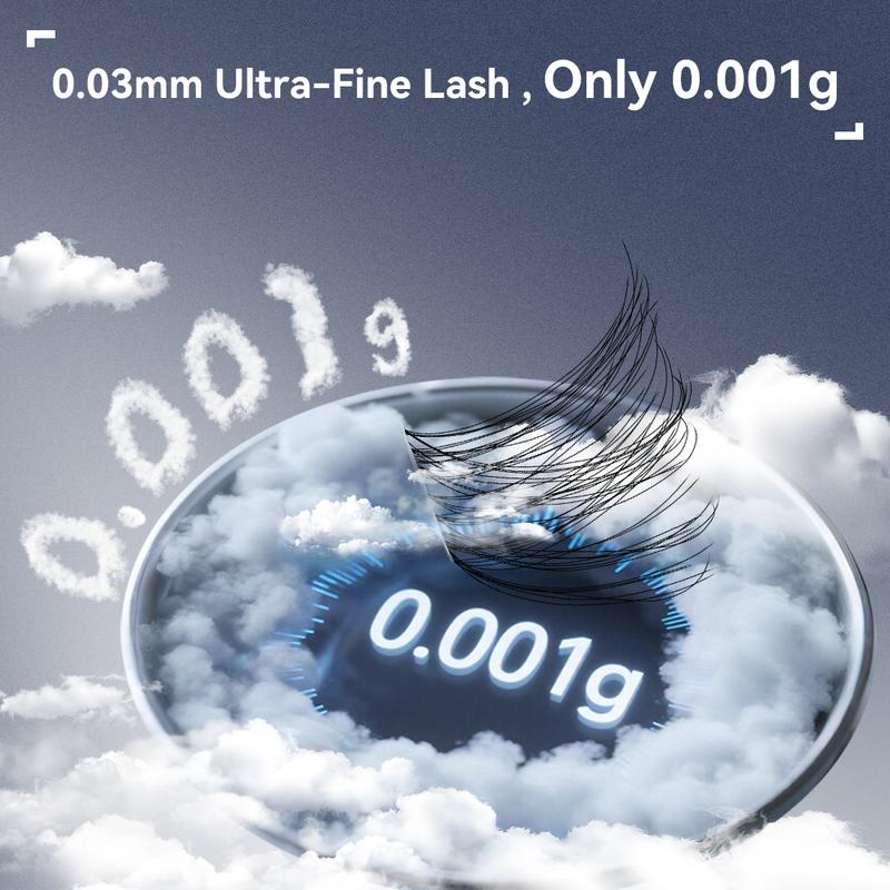 MagicSoft Volume Lashes | AiryCute DIY False Eyelashes for Bold Dramatic Look Unstoppable Bestseller You've Been Waiting For | Ultra-Dense, Waterproof, Long-Lasting Lashes | Magic | Beginner-Friendly DIY Lashes for a Flawless Look