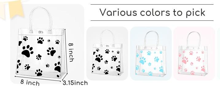 20/24 Pcs Mini Valentine Clear Goodie Bags Heart PVC Gift Bags with Handle Heart Love Dog Paw Pattern Tote Bag Reusable Plastic Wrapping Bags Transparent Bag for Daily Use Puppy Pet Treat Party Birthday Galentine Wedding Party,7.87 x 7.87 x 3.15 inche 20/24 Pcs Mini Valentine Clear Goodie Bags Heart PVC Gift Bags with Handle Heart Love Dog Paw Pattern Tote Bag Reusable Plastic Wrapping Bags Transparent Bag for Daily Use Puppy Pet Treat Party Birthday Galentine Wedding Party,7.87 x 7.87 x 3.15 inche