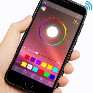 Nilight RGB LED Rock  Kit, 4 pods Underglow Multicolor Neon  Pod with Bluetooth App Control Flashing Music Mode  Well  for Truck ATV UTV RZR SUV rock interior welcome car in warning para wheel lights  rock magnet lights led Wireless Smart RGBIC