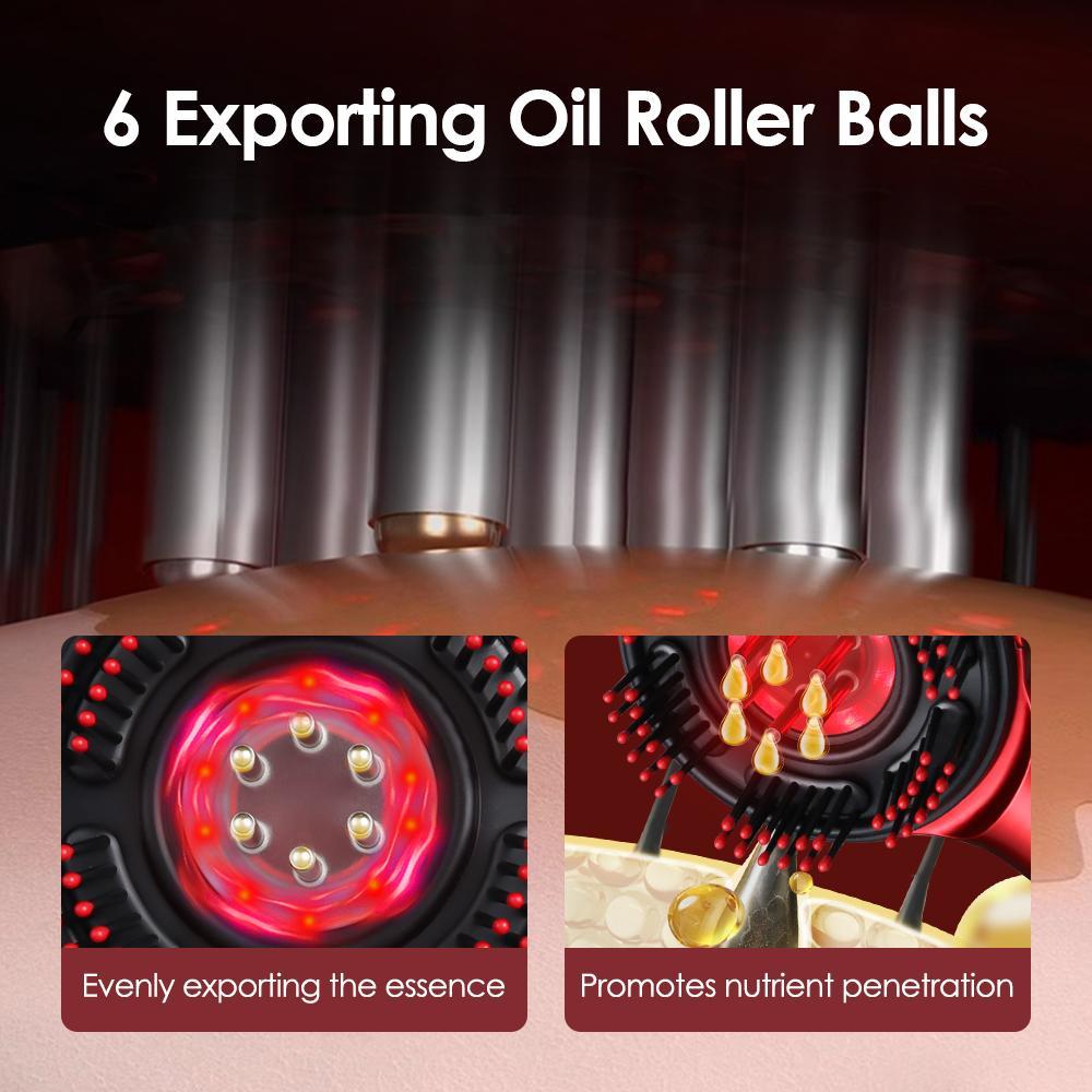 3in 1 Electric Scalp Massage Comb, Hair Oil Applicator Scalp Massager, Electric Scalp Massager Brush - for Head Relaxation & Beauty Care, Perfect Gift for Women And Men.