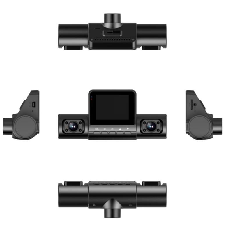 4-Channel Car DVR, 1 Count Front & Rear & Inside Left & Inside Right Dashcam Camera with 32GB SD Card, Car DVR, Car Electronics Accessories