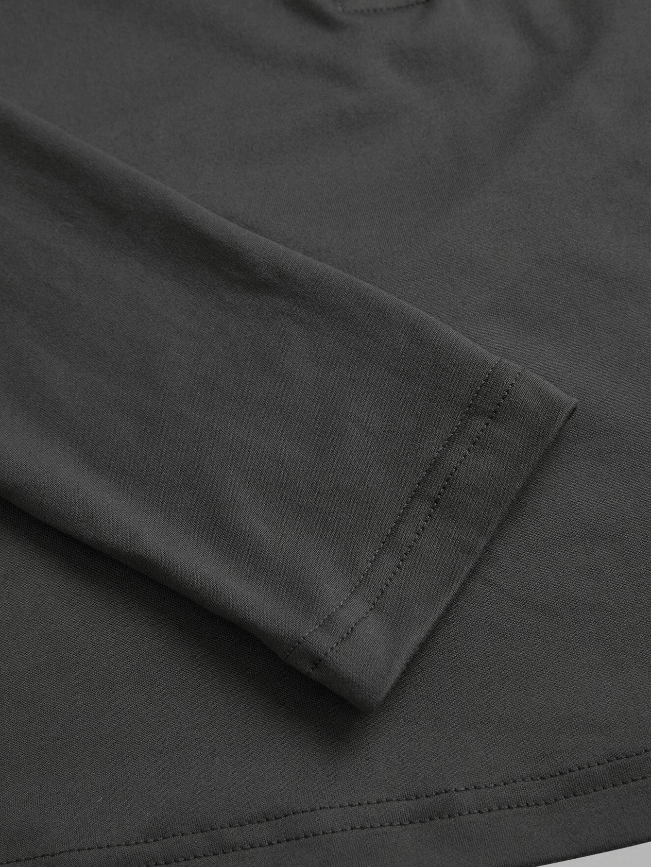 Women's Slim-Fit Long Sleeve Round Neck Casual Fashion Top, Spring & Fall Polyester Fabric Three-Piece Set, Elegant Daily Wear