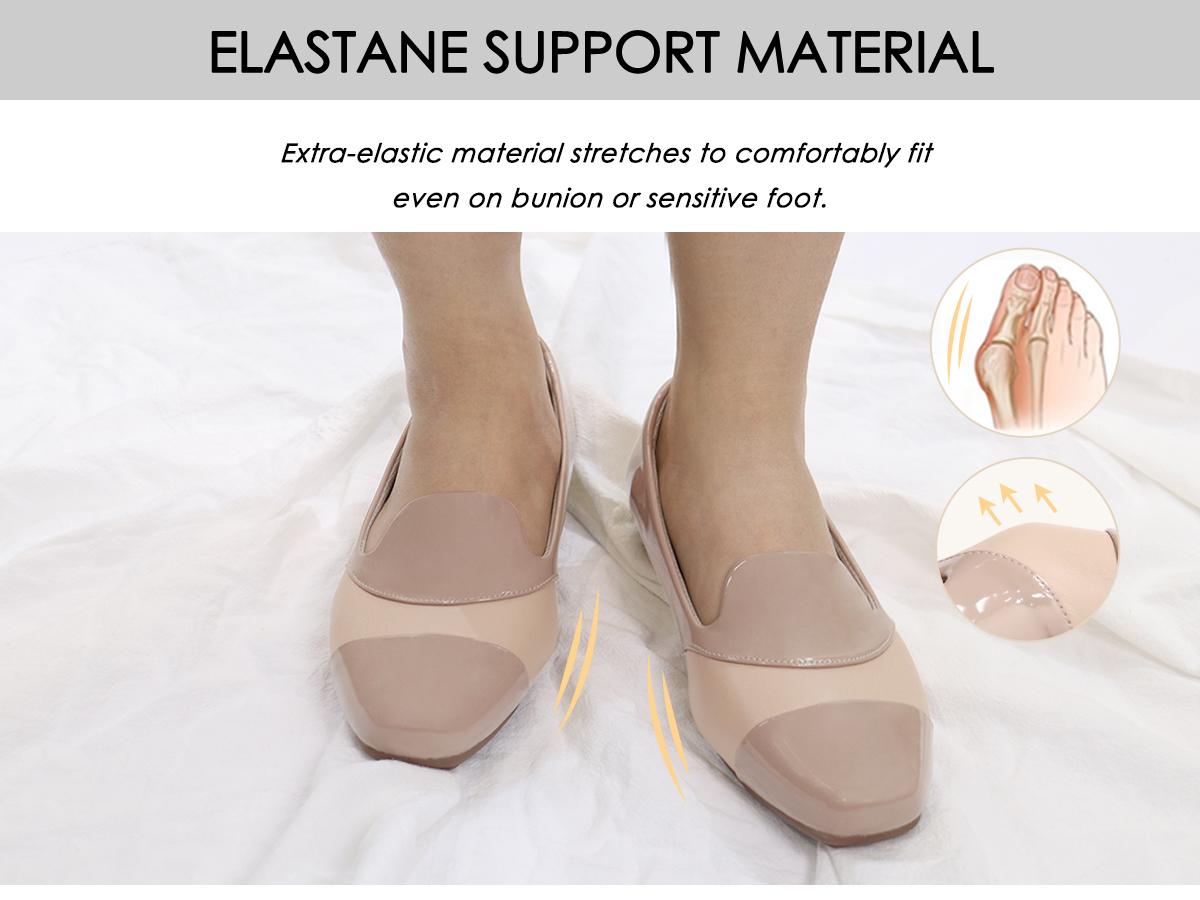 Ortho+rest Women Orthopedic Dress Shoes Bunions Loafers Slip On Orthotic Shoes Girl Black