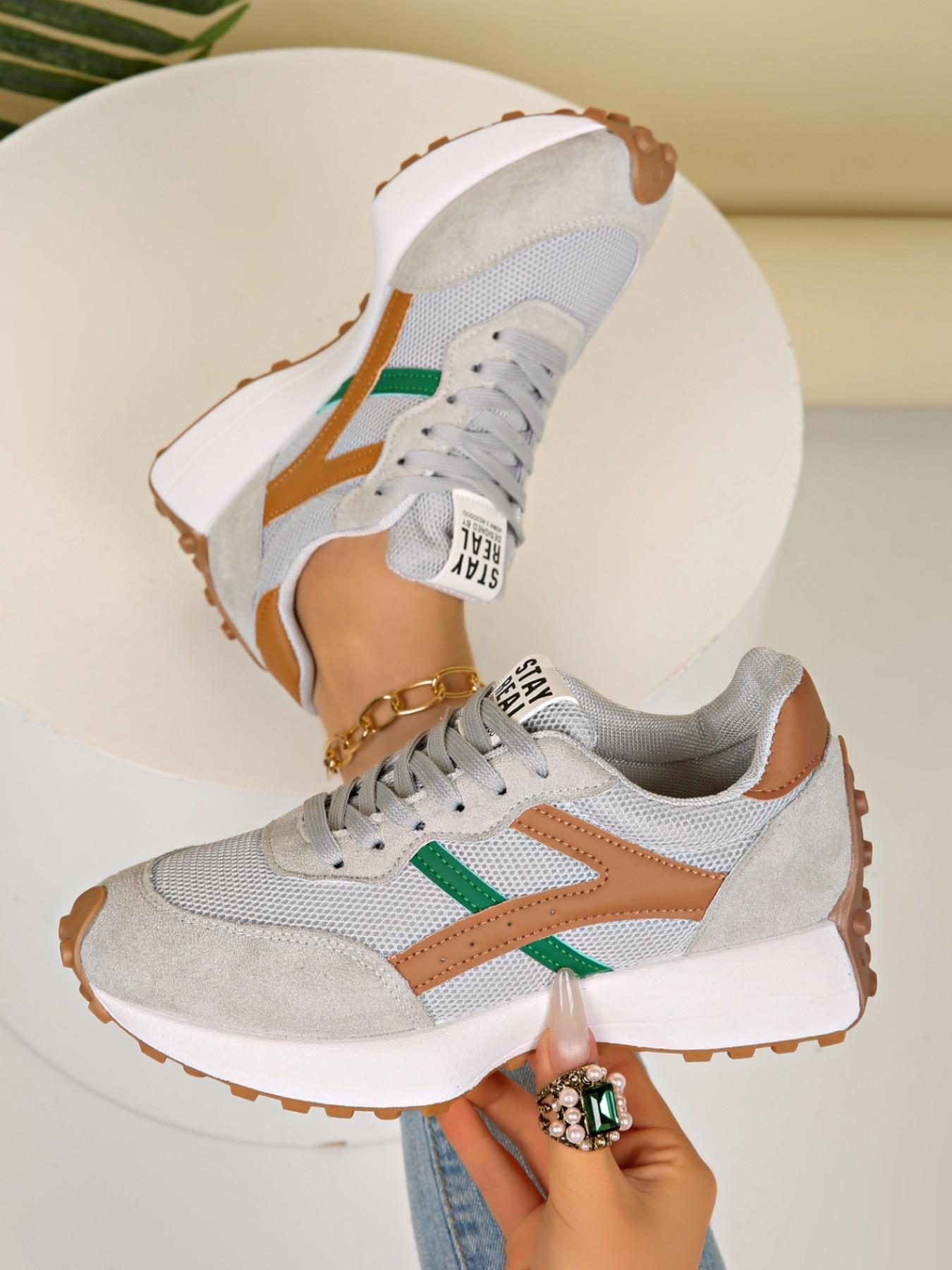 Women's Fashion Colorblock Sports Shoes, Trendy Running Shoes, Breathable Mesh Running Shoes, Comfortable Support, Casual Height-Boosting Sneakers, Ideal for Walking and Exercise