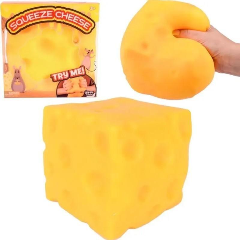Soft Cheese Blocks Best Gift, Stress Relief Playful Squeeze Toy, Perfect for Relaxation, Ideal Holiday and Valentine's Day Present