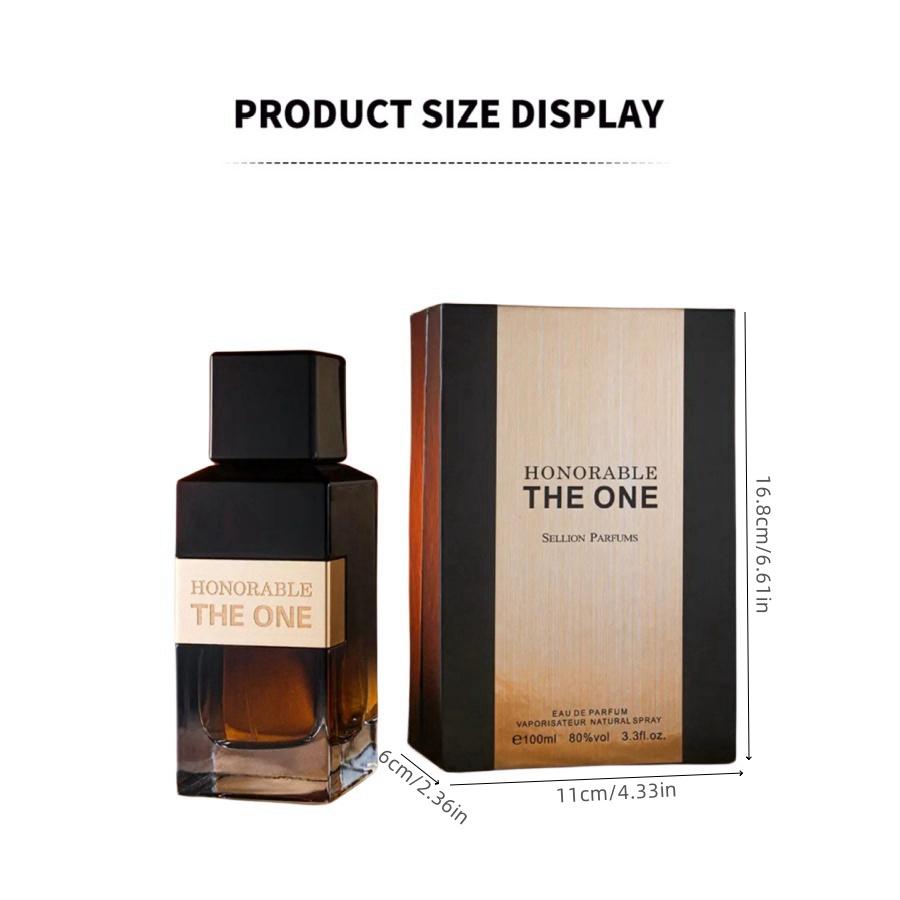 The One Perfume Gift Box, Wood Oriental Scent/wood Flower Fragrance, Elegant Packaging, Ideal for Daily Use, Travel, Thanksgiving, Christmas Gifts, 100ML