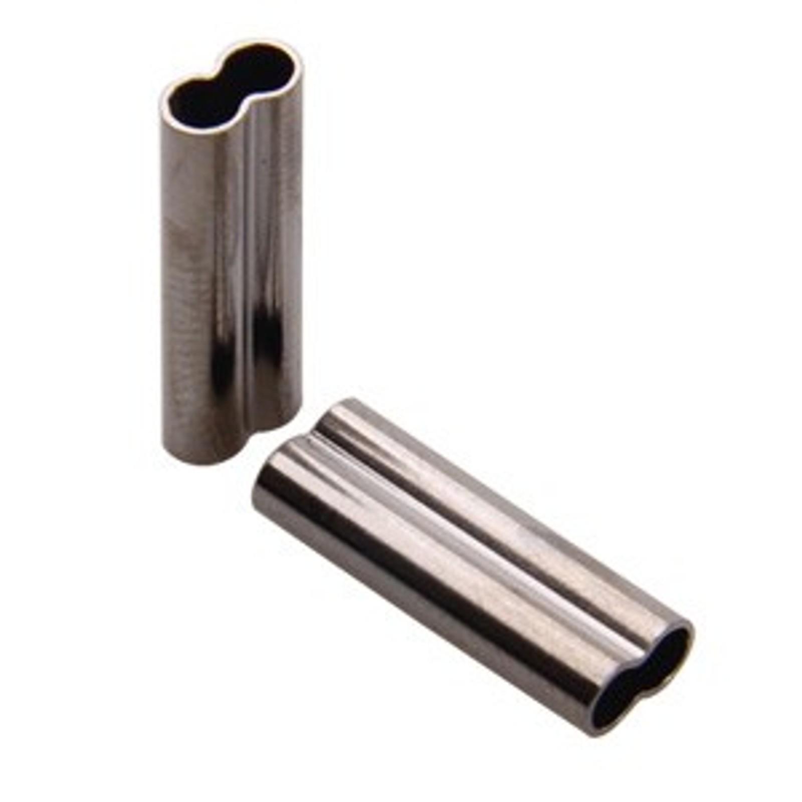 Double Barrel Crimp Sleeves Kit Fishing Wire Leader Rigging Copper Tube Fishing Line Connector Tackle Kit