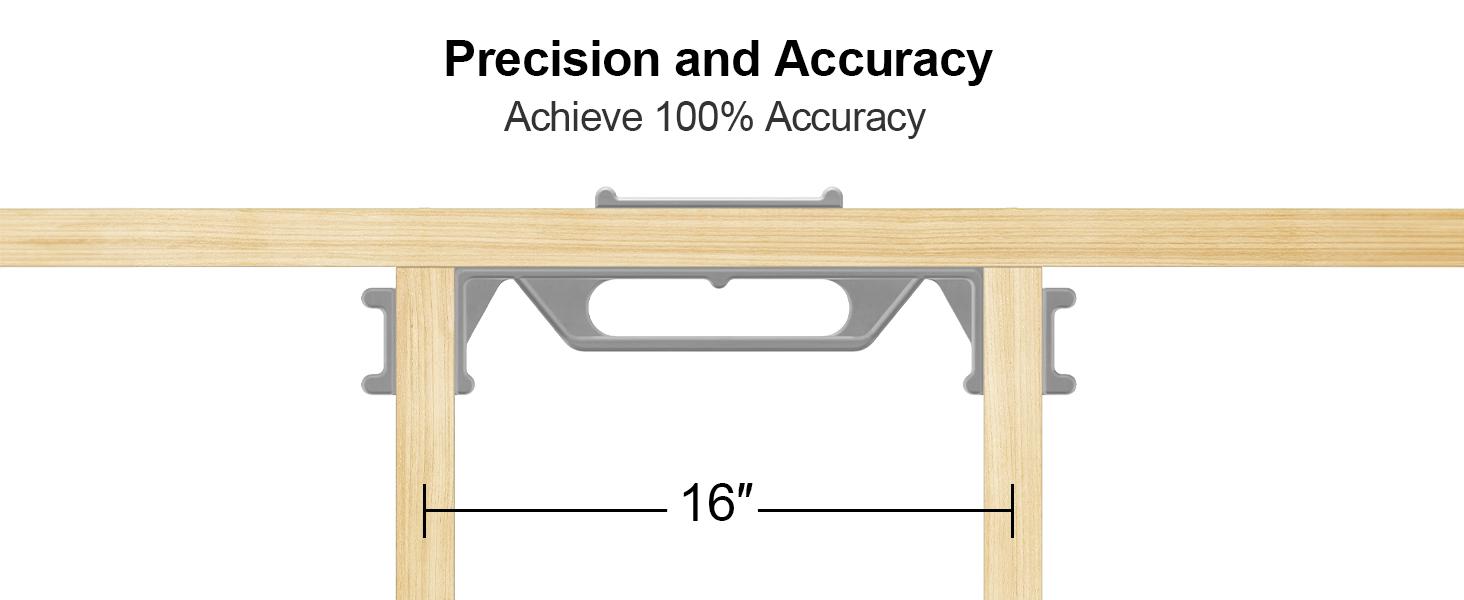 AltitudeCraft 12″/16″/24″ Precision Stud Layout Tool for Quick, Accurate Framing - Ideal for Construction & Home Projects