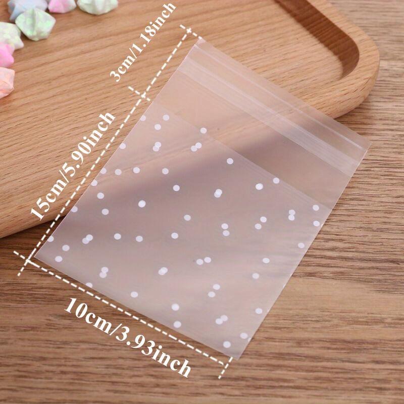100pcs, Self-Closing Dot Frosted Packaging Bags, Biscuit Bags, Candy Bags, Holiday Gift Packaging, Baking Supplies, Fashionable Style Gift Bags