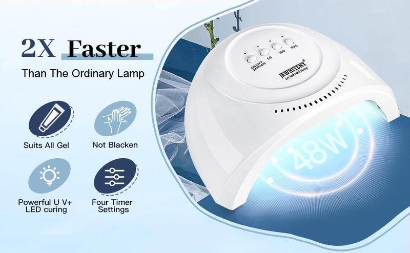 JEWHITENY 14pcs Poly Nail Extension Gel Kit Nude Grey Black Blue Purple Glitter Poly Gel Nail Kit With UV Light Starter Kit All In One Kit With Base Top Coat Beginner DIY at Home