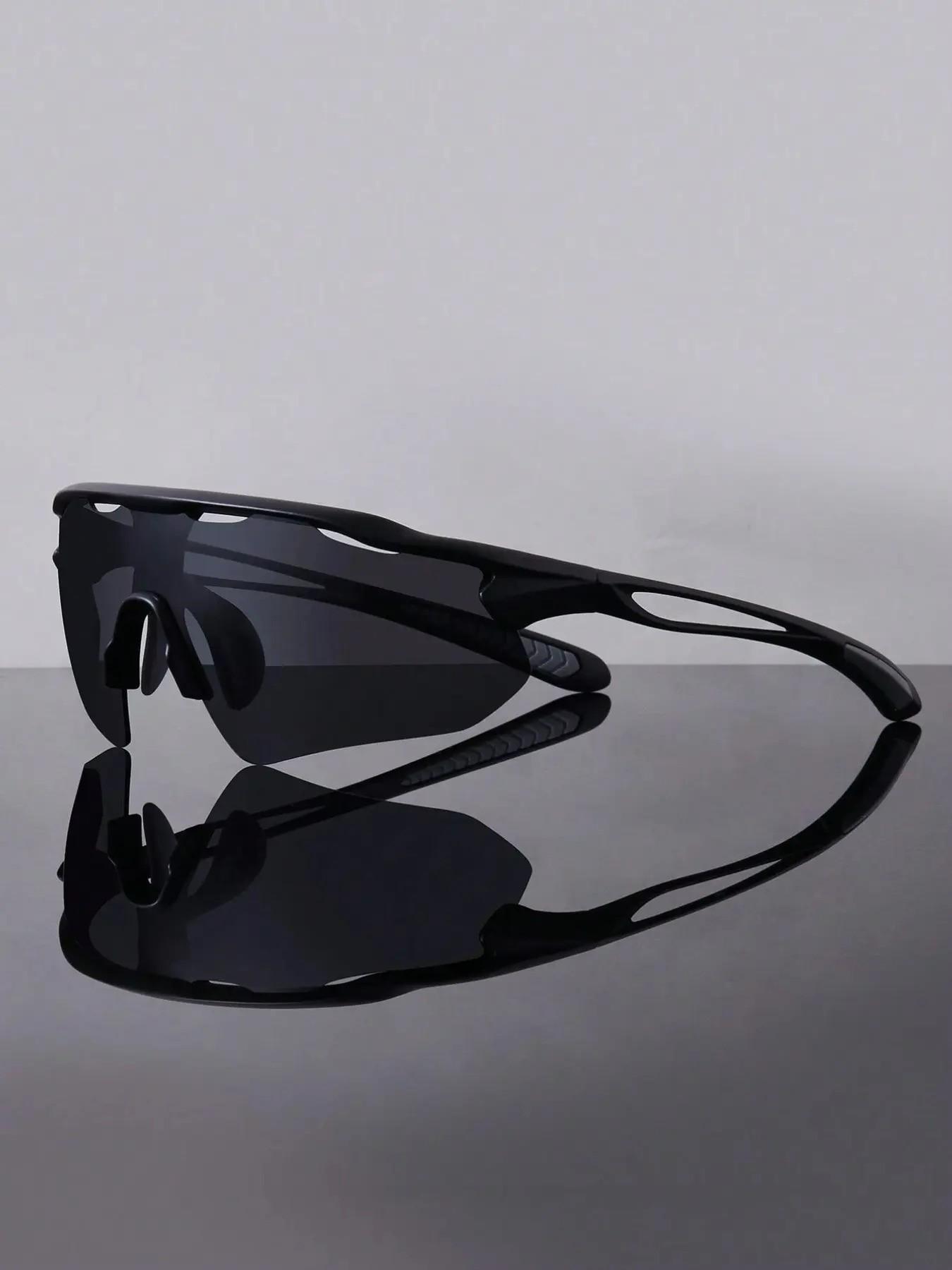 Neutral Fashion Bike Sunglasses with Case, Cycling Eyewear, Mountain Biking Sun Glasses, Sports Glasses, Outdoor Cycling Glasses, Color-Coated Lenses, UV Protection, Ideal for Beach, Running, Hiking, Skiing