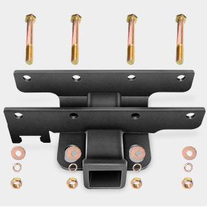 Nilight 2" inch Rear Bumper Tow Trailer Hitch Receiver Kit, Compatible for 2007-2018 Jeep Wrangler JK 4 Door & 2 Unlimited, w/4-Pin Wiring Harness Black dealsforyoudays