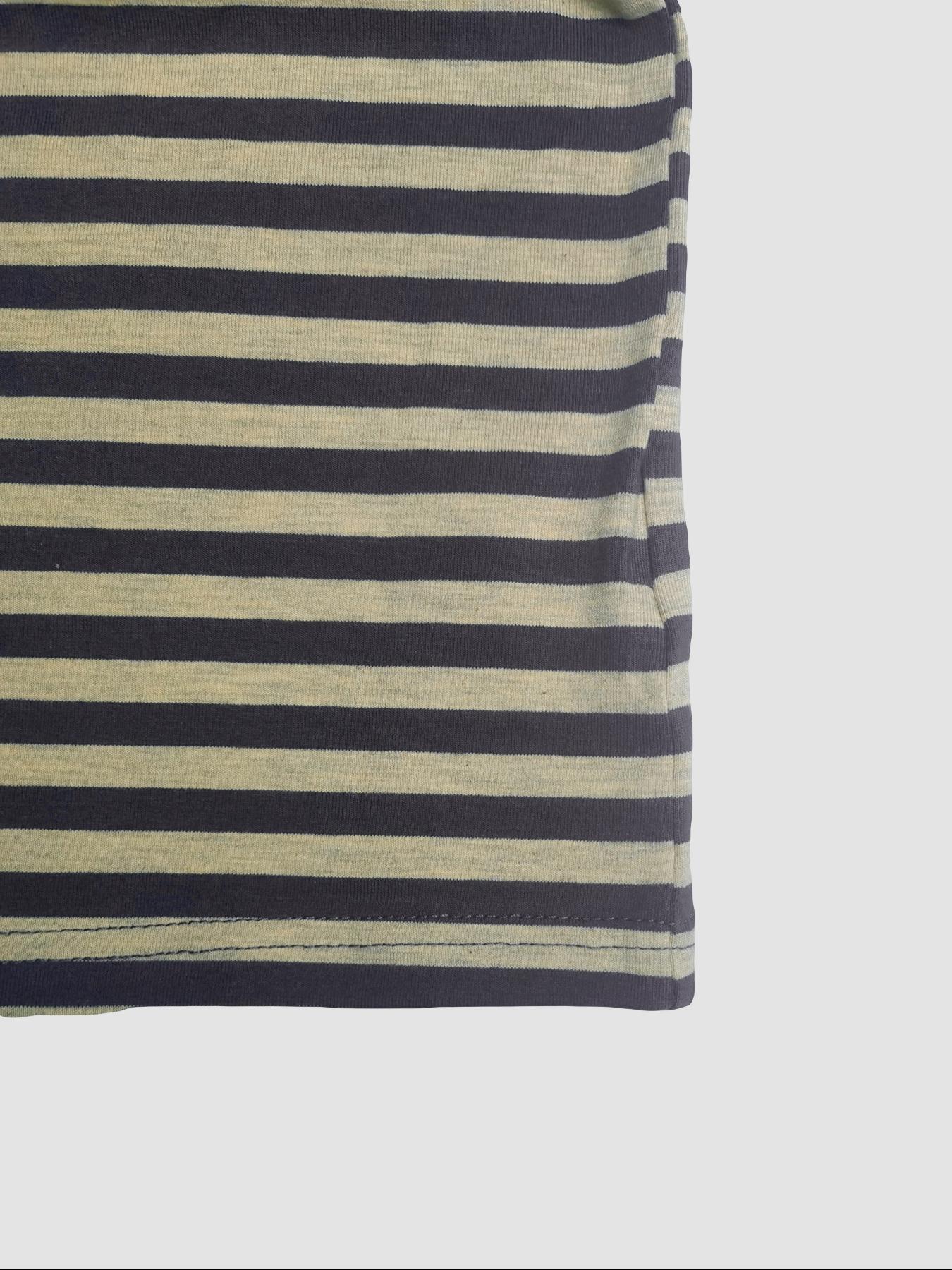 Valentine's Day Women's Minimalist Striped Casual Long Sleeve Sweatshirt Top, Loose-Fit Knit Fabric, All-Season Wear, Moderate Thickness