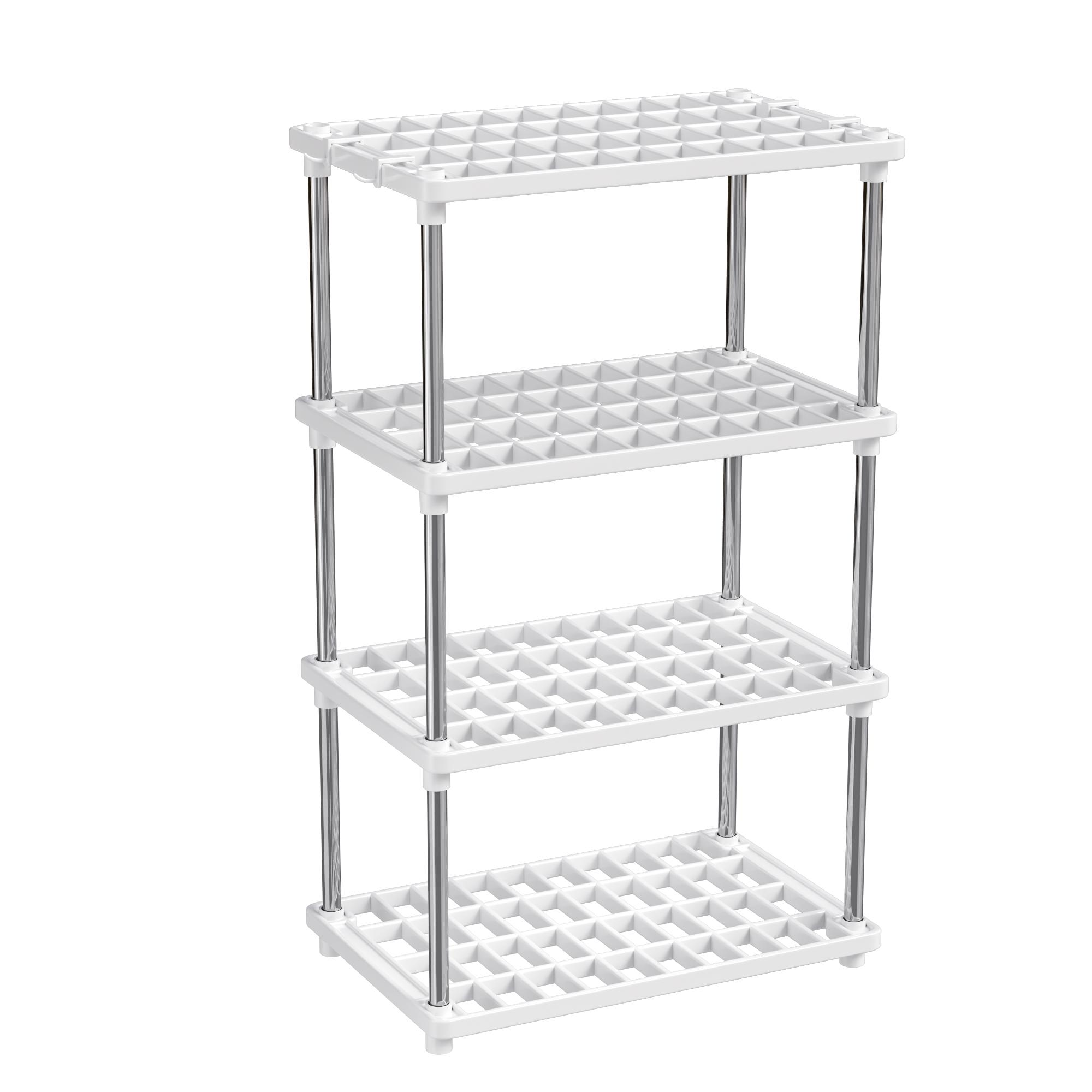 Kitchen Bathroom Standing Shelf, Multi-Functional Storage Rack, Space-Saving Organizer, Kitchen Utensil Holder, Home Organization