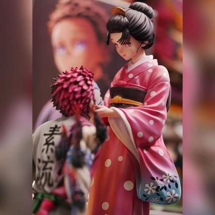 Mitsuri Model Gk Statue, Demon Slayer Anime Figure Collection, Decorative Collectible Figurine, Perfect Gift for Fans