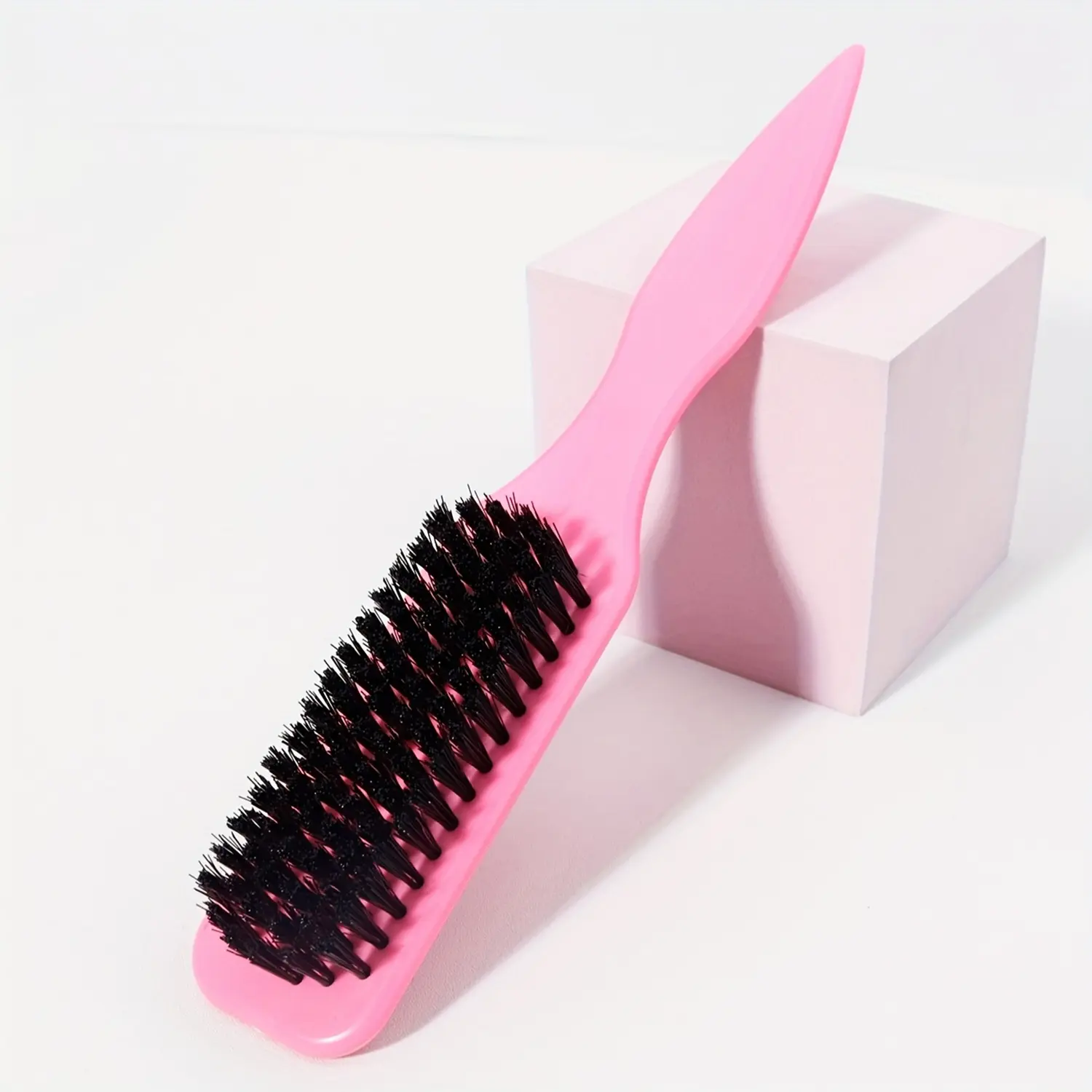 1/2/5pcs Slick Back Hair Brush, Rat Tail Comb, Edge| Bristle Brush, Texture Comb，Toddlers Sleek Ponytail/Bun, Edge Control and Smoothing Baby Hair and Flyaways，Professional Barber Styling Brush For Thick/Thin Hair,Slicking Back for Both Men And Women
