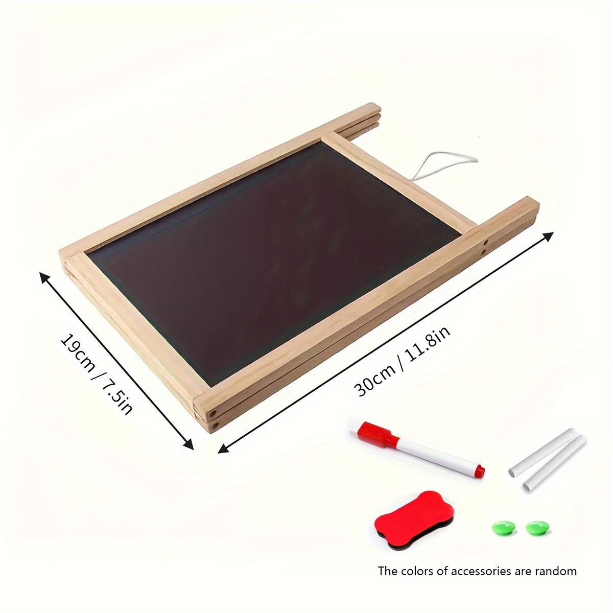 Two Sizes, Writable Teaching Blackboards, Double-Sided Foldable Dust-Free Advertising Boards, and Dry-Erase Whiteboards, Reusable Doodle Boards