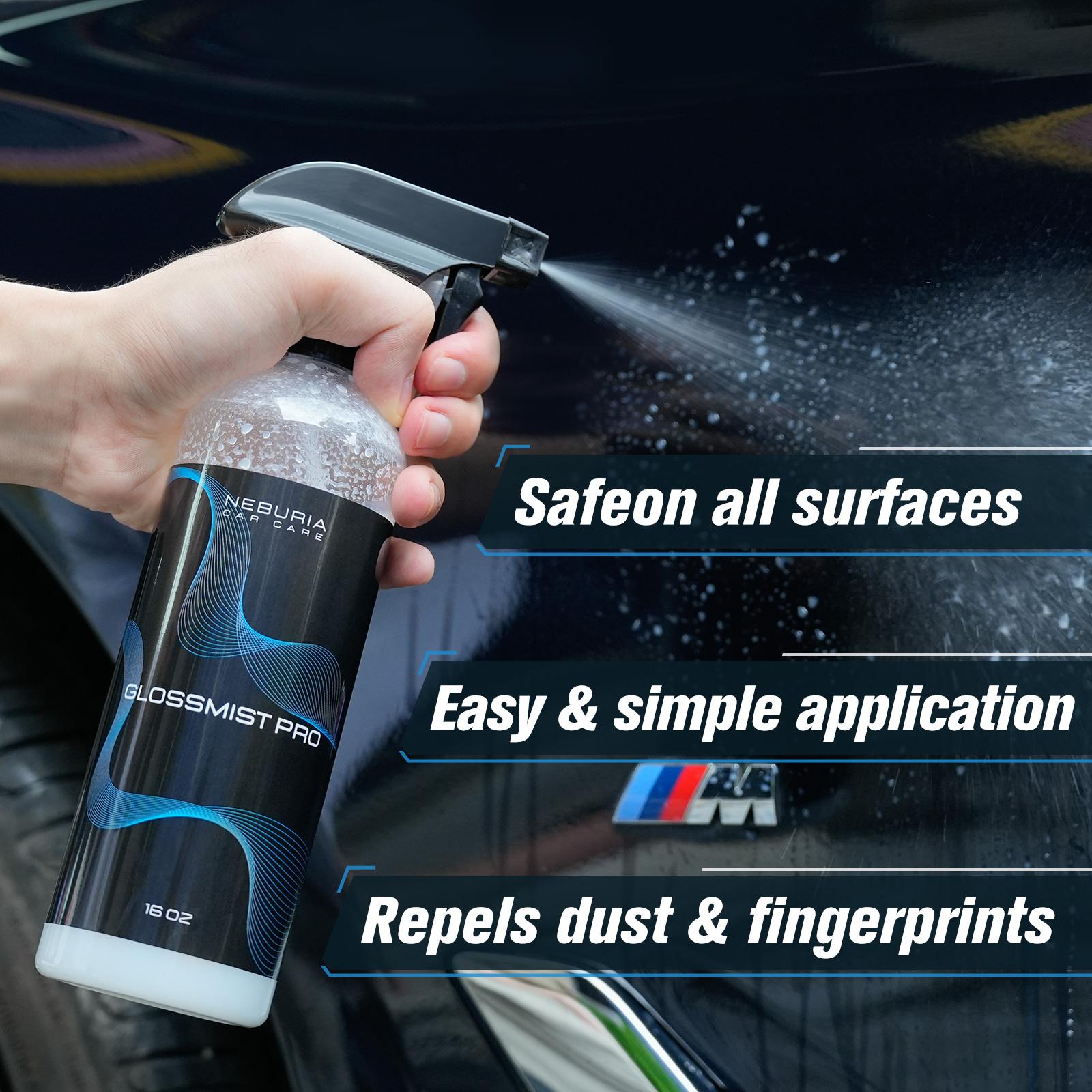 NEBURIA Car Coating Spray – Instant Gloss & Hydrophobic Protection,  Polishing for All Surfaces (Paint, Glass, Plastic)-Advanced Automobile Quick-acting Coating Agent With Dust -Proof and Glazing Effects-Long Lasting Car Paint Waxing Solution