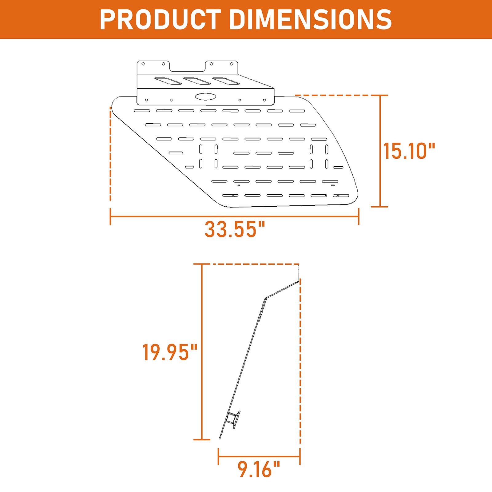 Hooke Road Rear Window Exterior Storage Molle Panel for 2003-2009 Toyota 4Runner Hooke Road Rear Window Exterior Storage Molle Panel for 2003-2009 Toyota 4Runner
