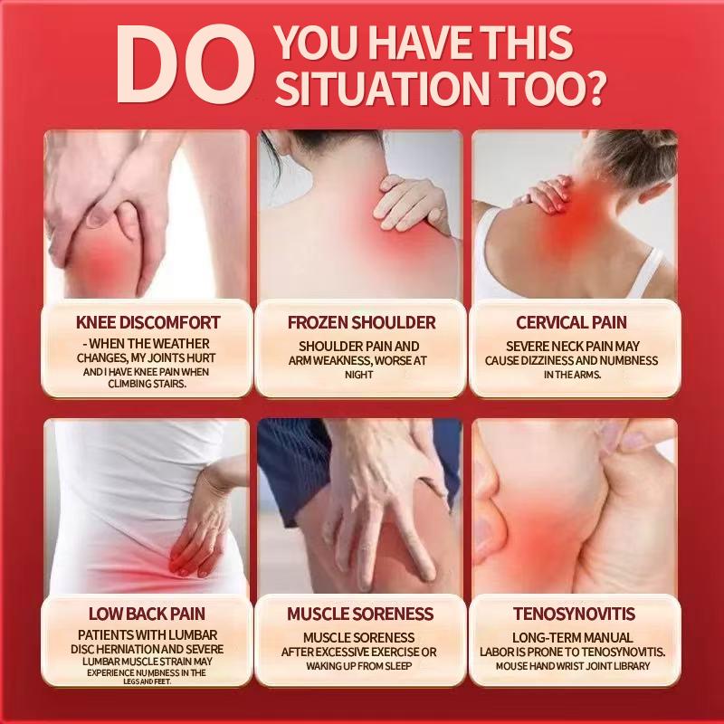 DRMITSUI Thermal Patches 6 Patches/Bag Hot Compress Infrared Heat Pad for Pain Relief