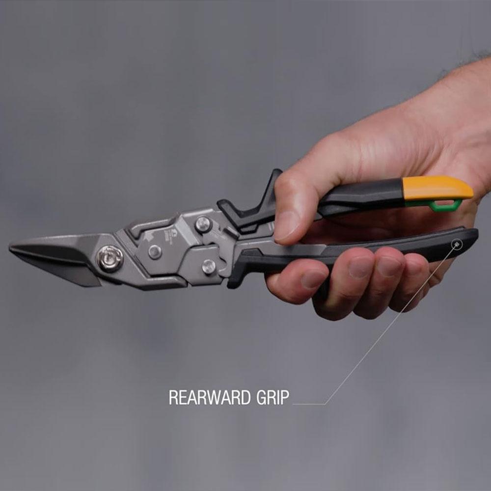 Toughbuilt Right Cut Aviation Snips TB-H4-60-R Metal Shears