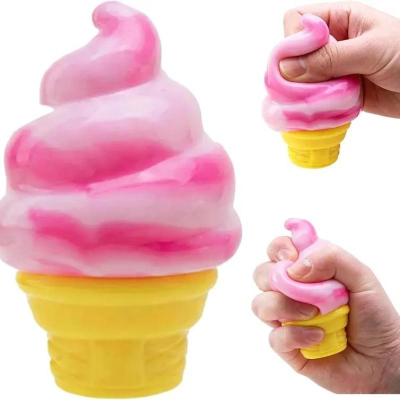 Machine translation · General field Ice Cream Squishy, a newly launched super soft sensory squeeze slowly rising stress relieving toy in 2026, Easter Basket provides fun toys to relieve anxiety